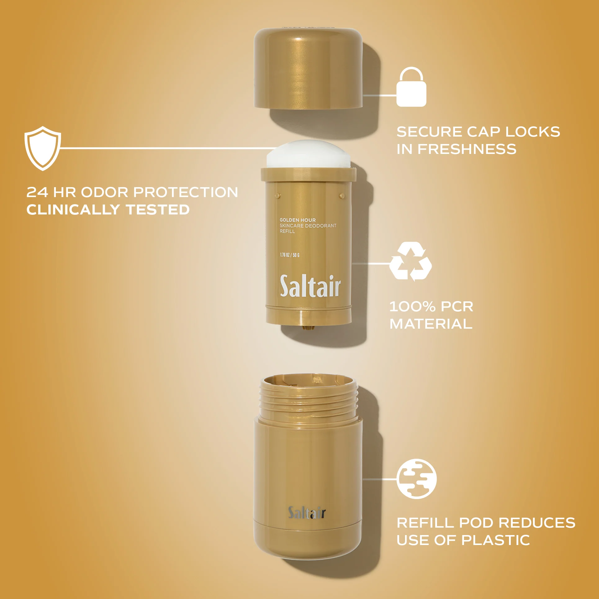 Golden Hour - Skincare Deodorant - Image 3